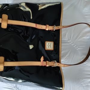 Genuine Patent Leather Dooney and Bourke tote bag